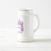 Chope À Bière Bière Stein d'échec et mat (Devant droit)