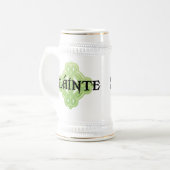 Chope À Bière Bière Stein d'Irlandais santé (Devant gauche)