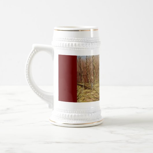 Chope À Bière Bière Stein d'Outdoorsman/nature (Gauche)