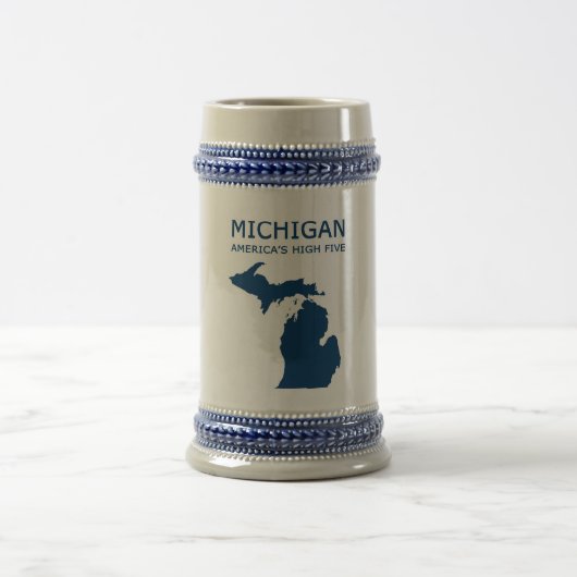 Chope À Bière Bière Stein du Michigan H5 (Centre)