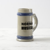 Chope À Bière Bière Stein, musicien normal (Devant droit)