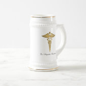 Chope À Bière Bière Stein pour un docteur (Devant droit)