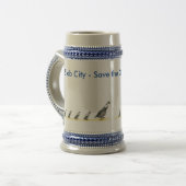 Chope À Bière Bière Stein - sauvez les cailles - (Devant gauche)