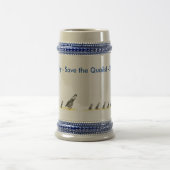 Chope À Bière Bière Stein - sauvez les cailles - (Centre)