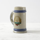 Chope À Bière Bière ukrainienne Stein de symbole (Devant gauche)