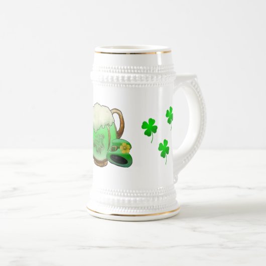 Chope À Bière Bière verte (Devant droit)