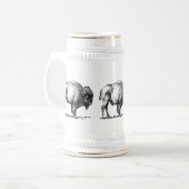 Chope À Bière Bison américain de Buffalo (Devant gauche)