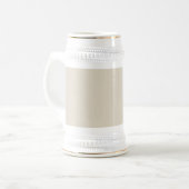 Chope À Bière Blanc Os (Devant gauche)