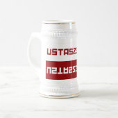 Chope À Bière Blanc Stein d'Ustaszewski (Devant gauche)