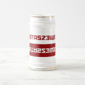 Chope À Bière Blanc Stein d'Ustaszewski (Centre)