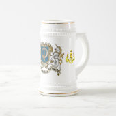Chope À Bière Blason du clan Davidson & Licorne (Devant droit)
