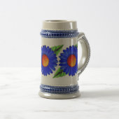 Chope À Bière Bleu (Devant droit)