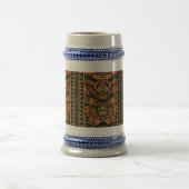 Chope À Bière Bleu captivant "Aztec Dream" 650ml Stein (Centre)