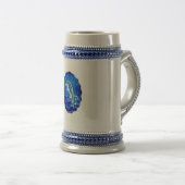 Chope À Bière Bleu dauphin (Devant droit)