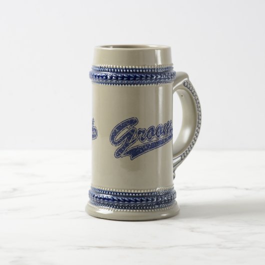 Chope À Bière Bleu de la pièce (Devant droit)