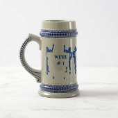 CHOPE À BIÈRE BLEU ET BLANC (Gauche)
