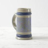 Chope À Bière bleu rombos (Devant gauche)