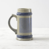 Chope À Bière bleu rombos (Gauche)