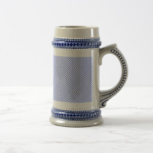 Chope À Bière bleu rombos (Droite)