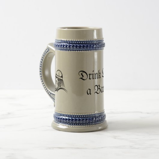 Chope À Bière Boire comme un barde (Devant gauche)