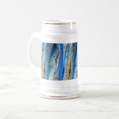 Chope À Bière Bois patiné (Devant gauche)