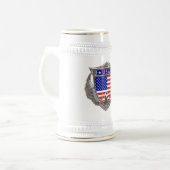 Chope À Bière Boisson Stein du football des Etats-Unis (Devant gauche)