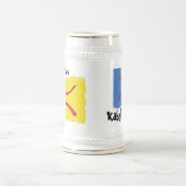 Chope À Bière Boîte 3 Stein sale de drapeau de Kabylia (Centre)