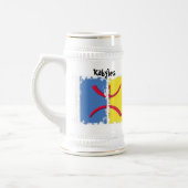 Chope À Bière Boîte 3 Stein sale de drapeau de Kabylia (Gauche)