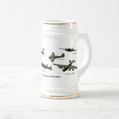 Chope À Bière Bomber Command Stein. (Devant droit)