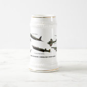 Chope À Bière Bomber Command Stein. (Centre)