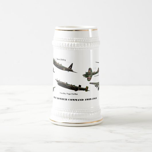 Chope À Bière Bomber Command Stein. (Centre)