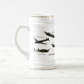 Chope À Bière Bomber Command Stein. (Gauche)