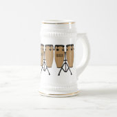 Chope À Bière Bongo, dessin animé de batterie (Devant droit)