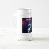 Chope À Bière Bonjour de l'espace. (Devant gauche)
