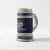 Chope À Bière Bonne année 2026 (Devant droit)