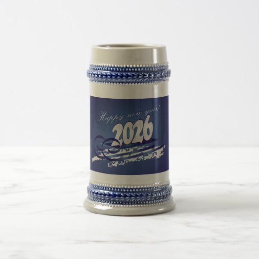 Chope À Bière Bonne année 2026 (Centre)
