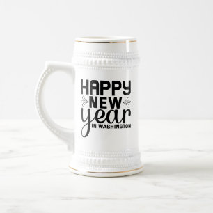 Chope À Bière Bonne année à Washington-54688
