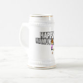 Chope À Bière Bonne fête Hanoukka - (Devant gauche)