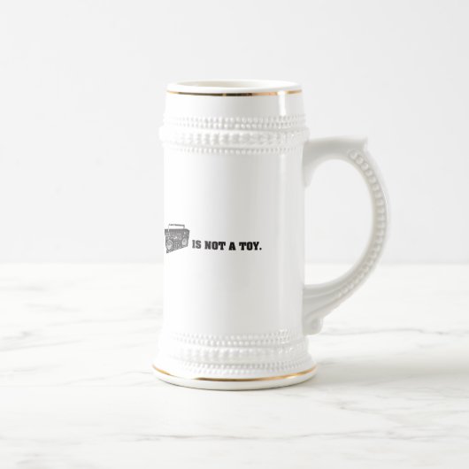 Chope À Bière Boombox n'est pas un jouet (Droite)