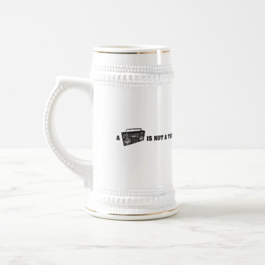 Chope À Bière Boombox n'est pas un jouet (Gauche)