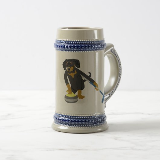 Chope À Bière Bordage de teckel (Devant droit)