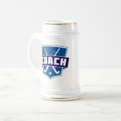 Chope À Bière Bouclier des entraîneurs de hockey sur gazon (Devant gauche)