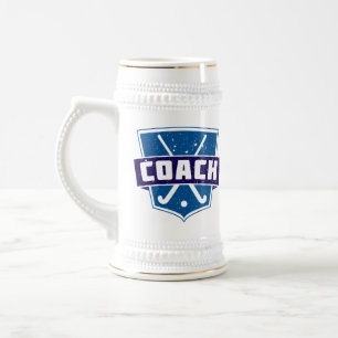 Chope À Bière Bouclier des entraîneurs de hockey sur gazon