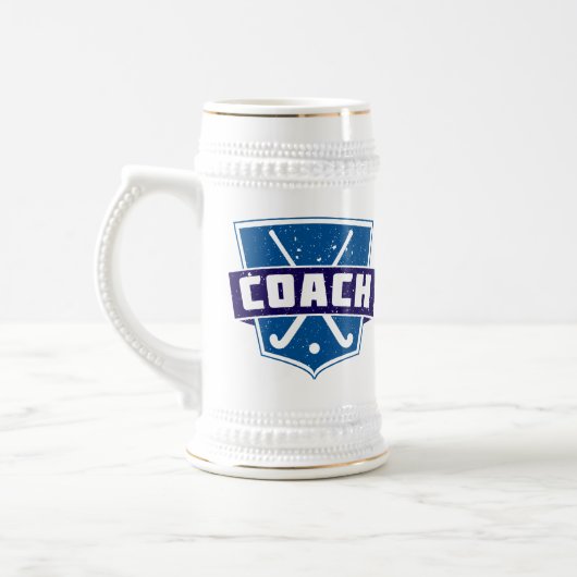 Chope À Bière Bouclier des entraîneurs de hockey sur gazon (Gauche)