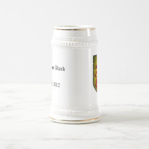 Chope À Bière Bouclier rouge médiéval en métal de Faux de lio