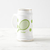 Chope À Bière Boule de tennis moderne personnalisée (Devant gauche)