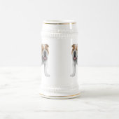 Chope À Bière Bouledogue anglais amical Stein (Centre)