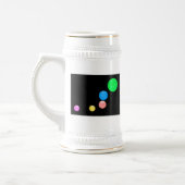 Chope À Bière Boules colorées (Gauche)