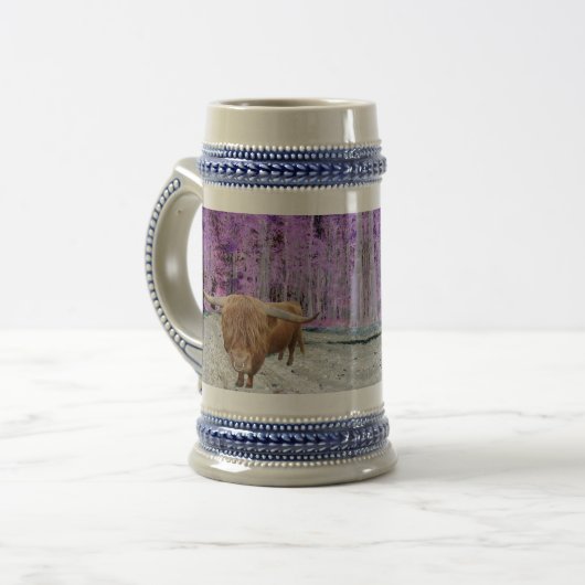 Chope À Bière Bovin de hauts plateaux écossais (Devant gauche)