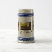 Chope À Bière BOY BABY STATS Photo Collage Keepsaké CADEAU (Centre)